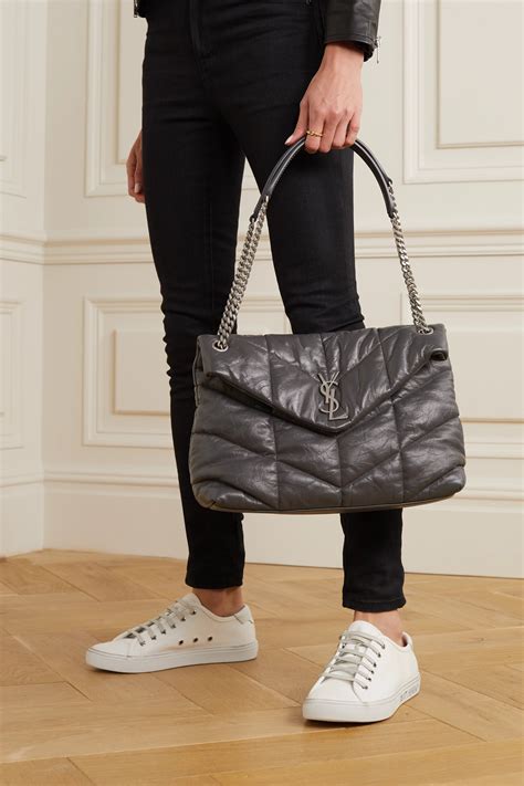 ysl loulou medium dimension|YSL loulou puffer bag large.